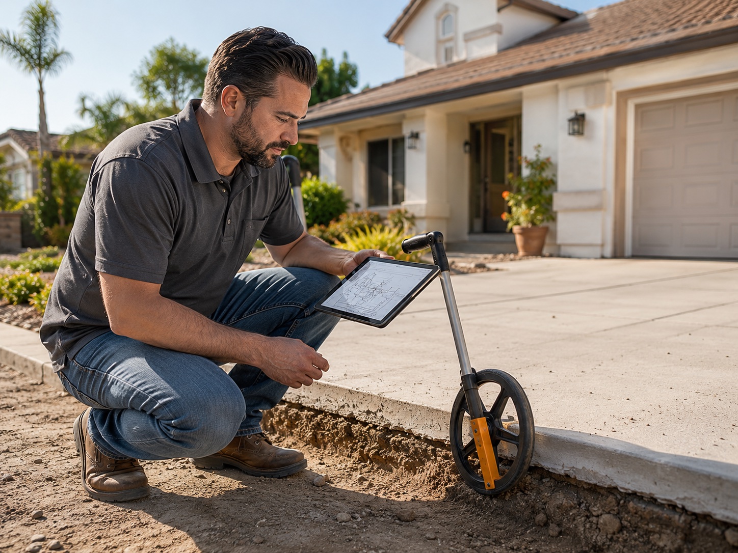On-site concrete project assessment in Ventura, CA